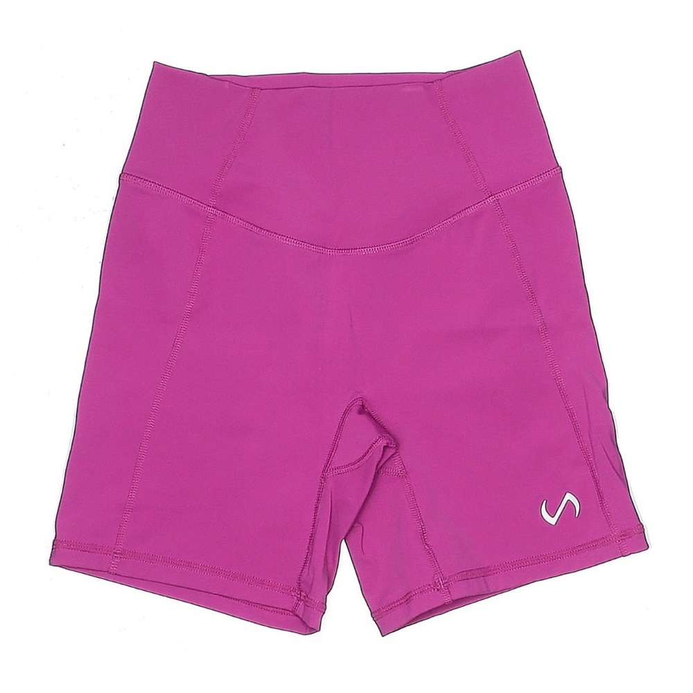 High-Rise Fuchsia Athletic Bike Shorts S